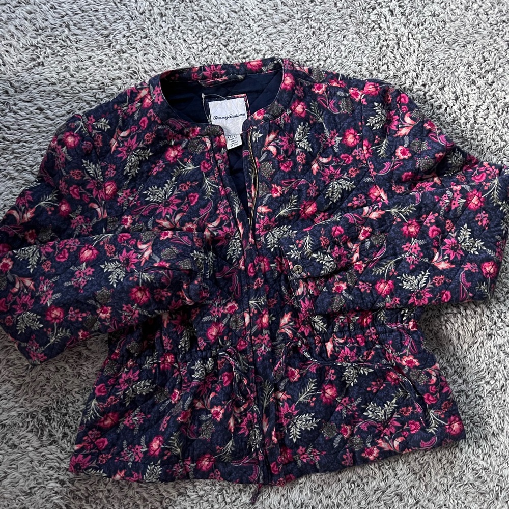 Tommy Bahama Sweeping Floral Quilted jacket